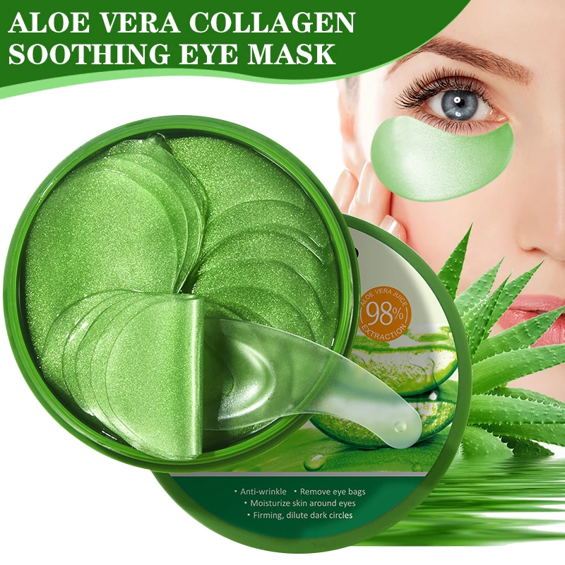 Collagen Under Eye Patches - 60 قطعة الألوة فيرا الكولاجين قناع