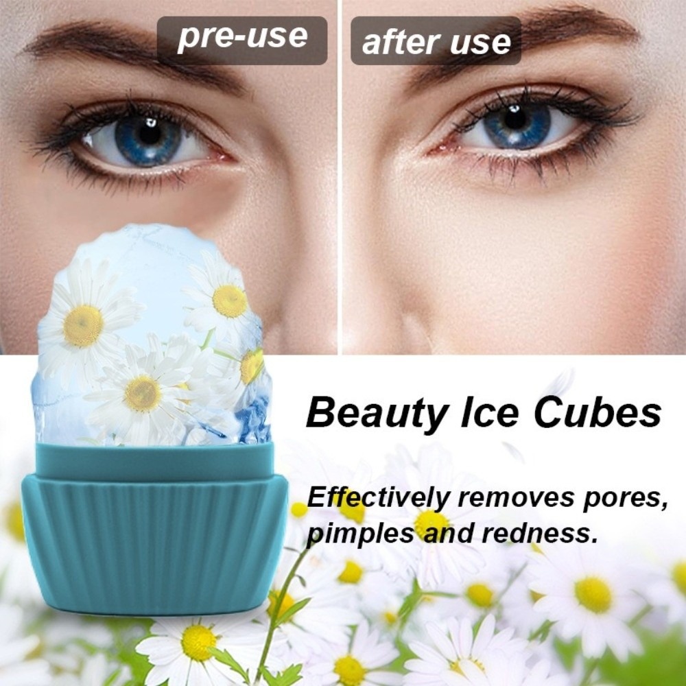 Face Ice Roller Puffiness - أداة تبريد الوجه بالثلج من السيليكون