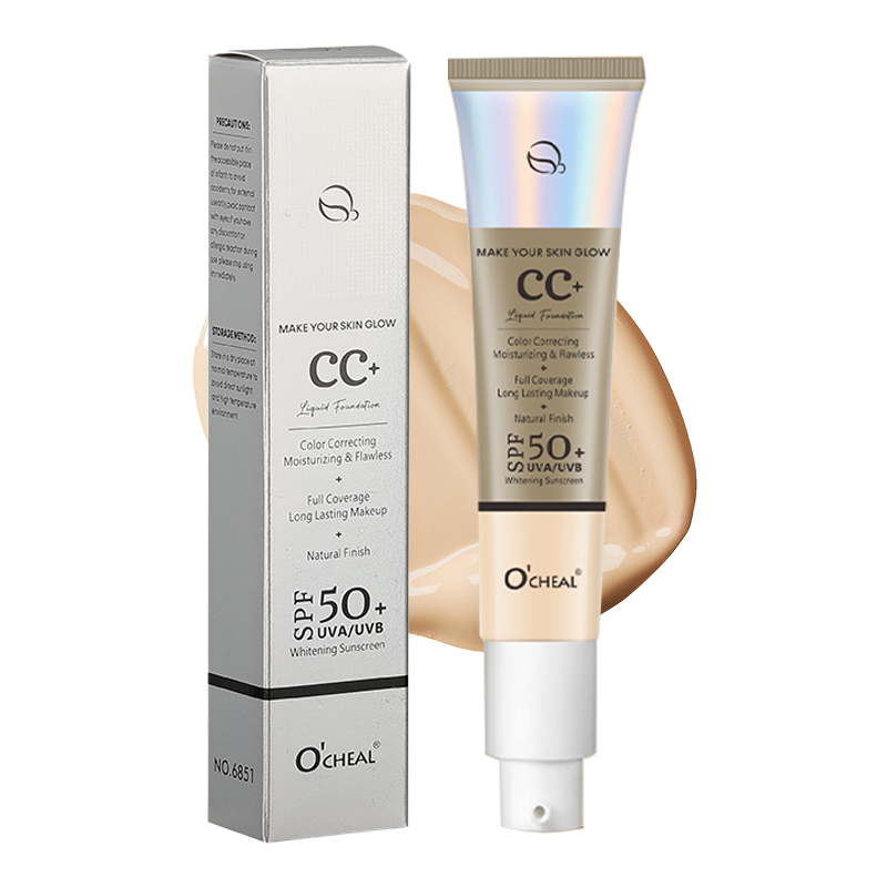 Spf 50 Waterproof Sunscreen - Ocheal 30 جرام CC كريم الأساس