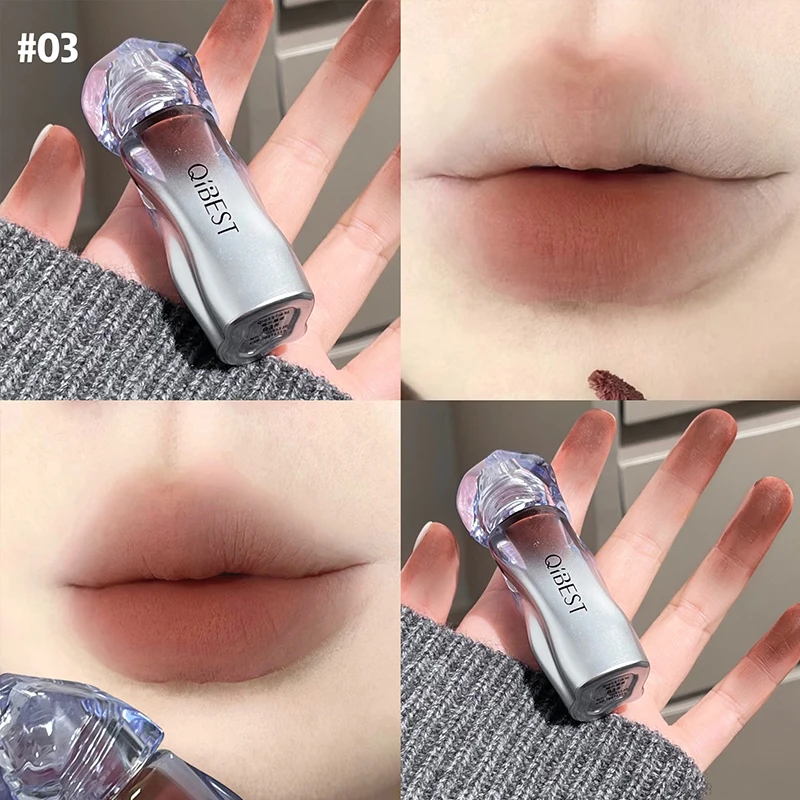 Matte Velvet Lip Tint Long Lasting - QIBEST أحمر شفاه سائل غير لامع