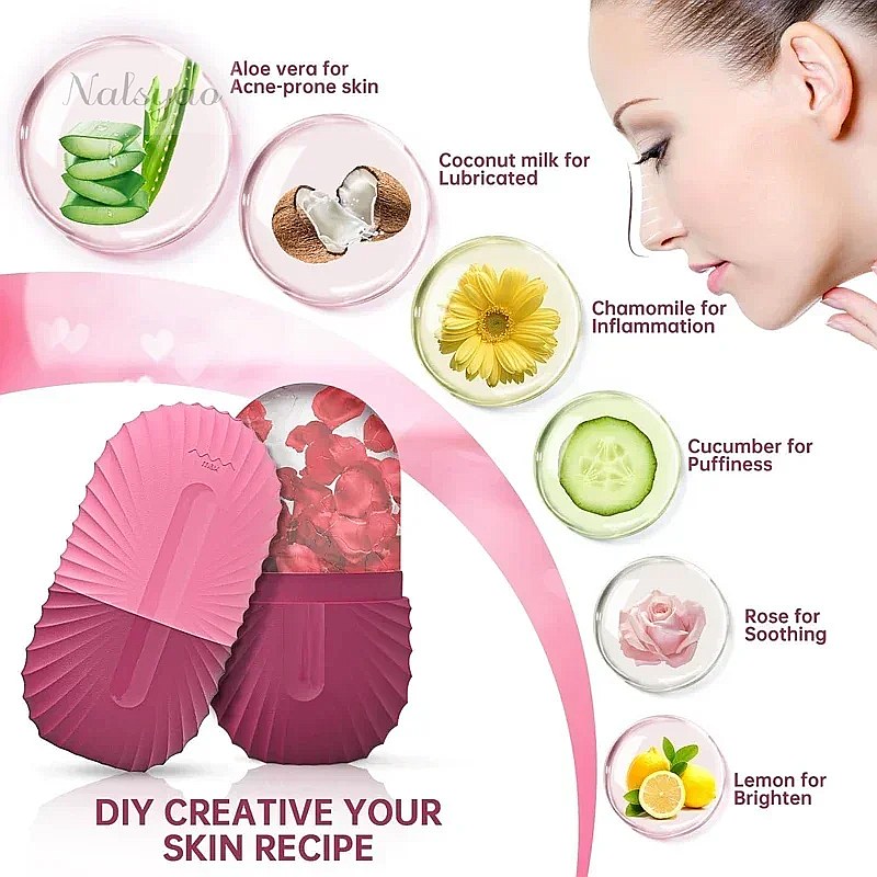 أداة تدليك الوجه بالثلج، قطعة  - مراجعة Face Ice Roller Puffiness وسعره
