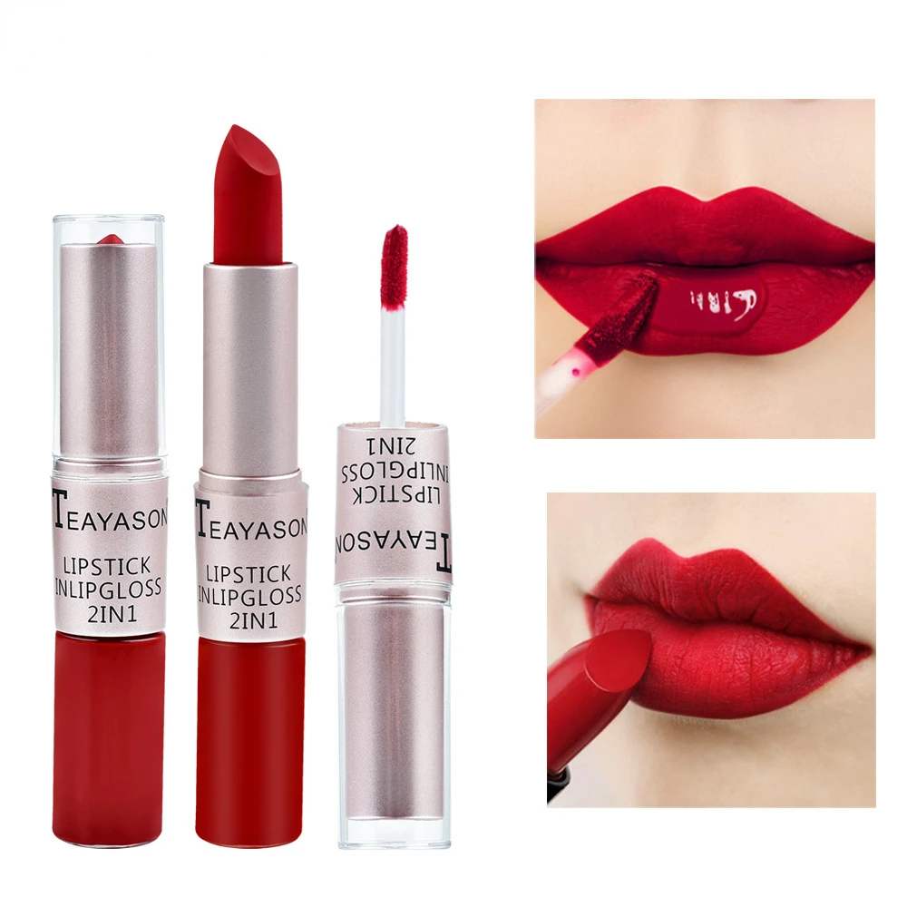 أحمر شفاه أحمر غير لامع مقاوم  - مراجعة Matte Velvet Lip Tint Long Lasting وسعره