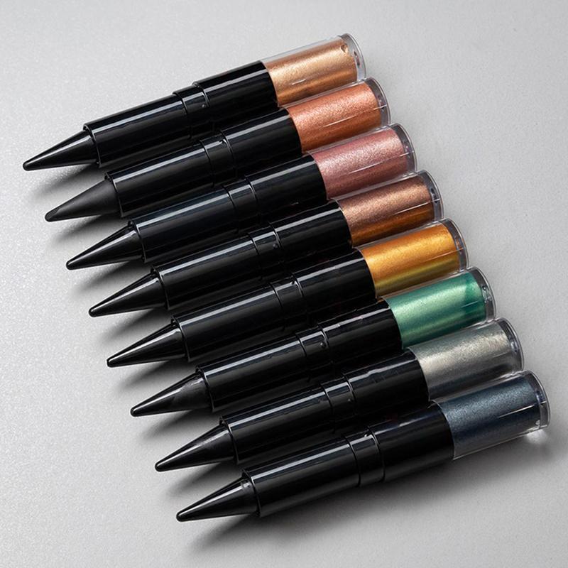 2 في 1 ظلال عيون سائلة ملونة م - مراجعة Waterproof Liquid Eyeliner Pen وسعره