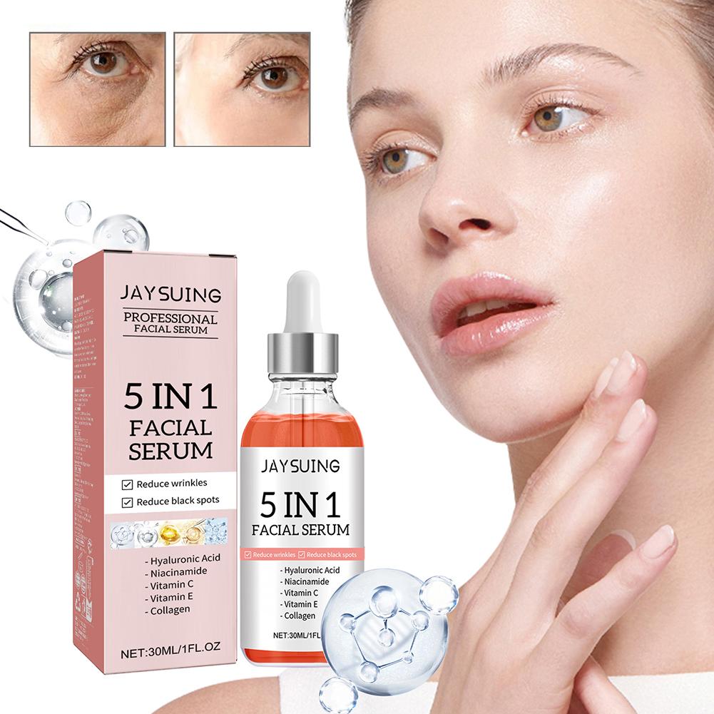 سيروم للوجه 5 في 1 بفيتامين سي - مراجعة Hyaluronic Acid Facial Serum وسعره
