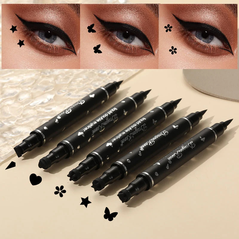 قلم كحل ختم الفراشة ، نجمة ، ق - مراجعة Waterproof Liquid Eyeliner Pen وسعره