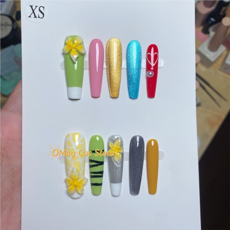 أظافر صناعية لاصقة بتصميم عين  - مراجعة Nail Art وسعره