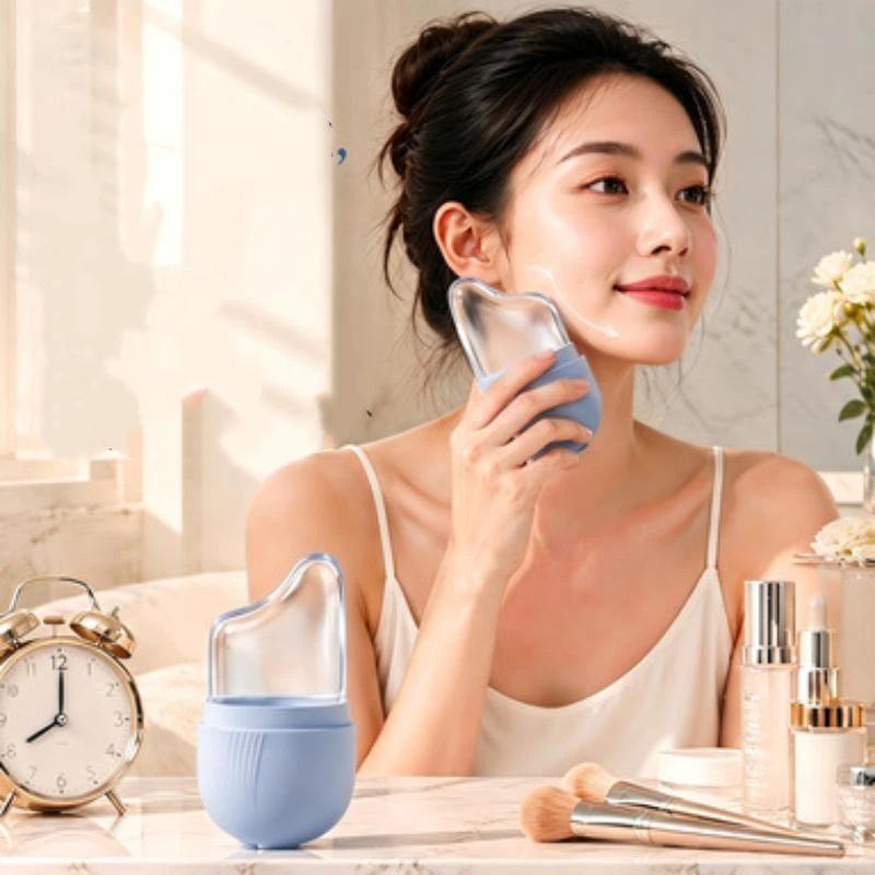 أسطوانة ثلج محمولة لتخفيف انتف - مراجعة Face Ice Roller Puffiness وسعره