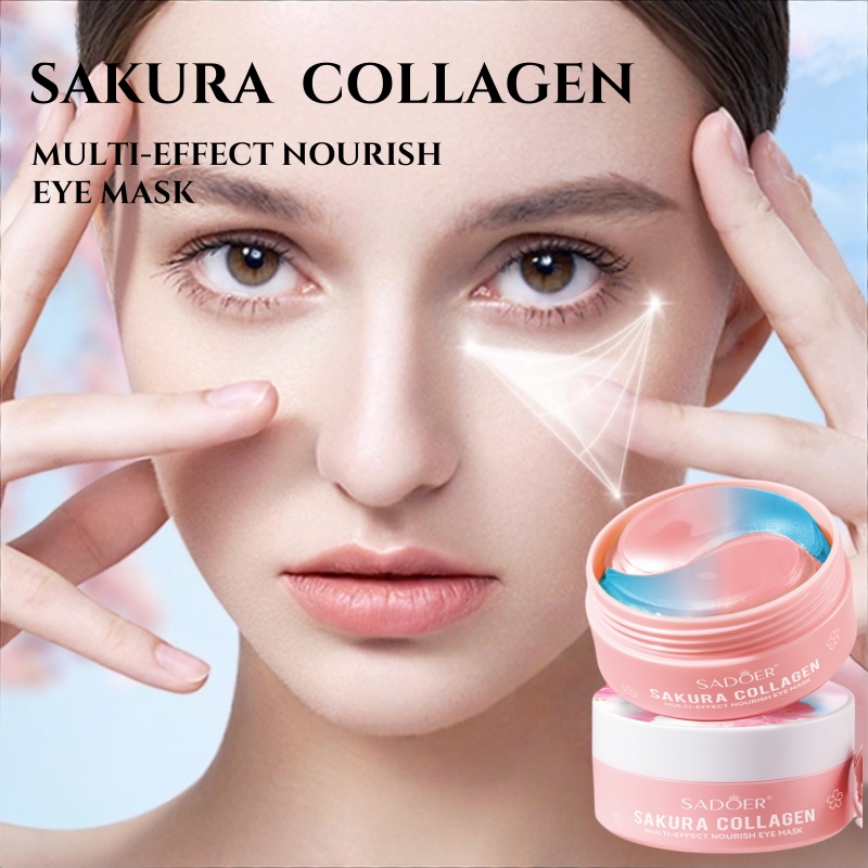 60 قطعة من قناع العين المغذي م - مراجعة Collagen Under Eye Patches وسعره