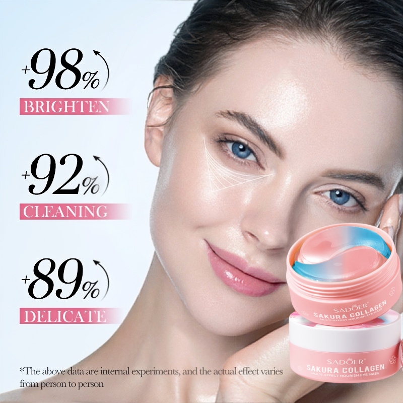 60 قطعة من قناع العين المغذي م - مراجعة Collagen Under Eye Patches وسعره