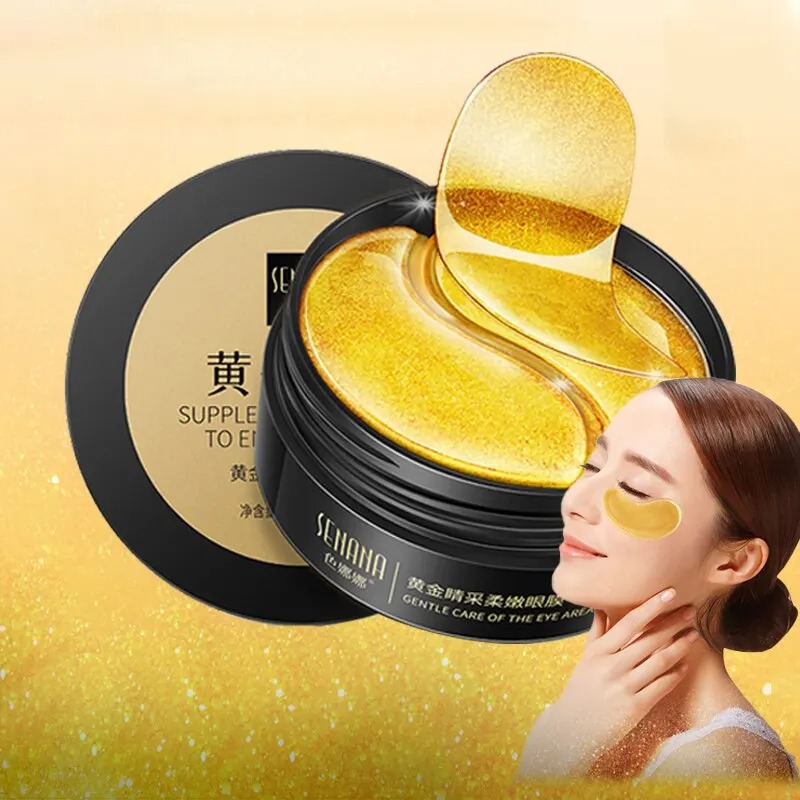 60 قطعة قناع عين الترطيب الذهب - مراجعة Collagen Under Eye Patches وسعره